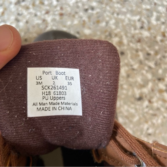 Sperry Port Boot Size 3 - Picture 9 of 9